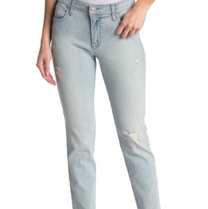 Joe's distressed slim boyfriend jeans